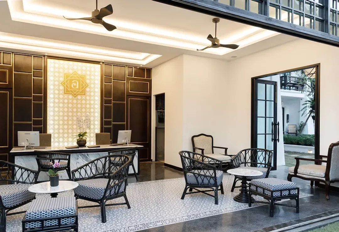 Lobby sitting area