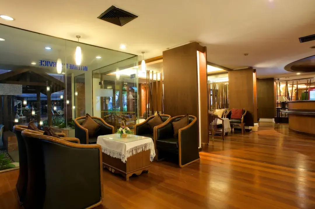 Lobby sitting area