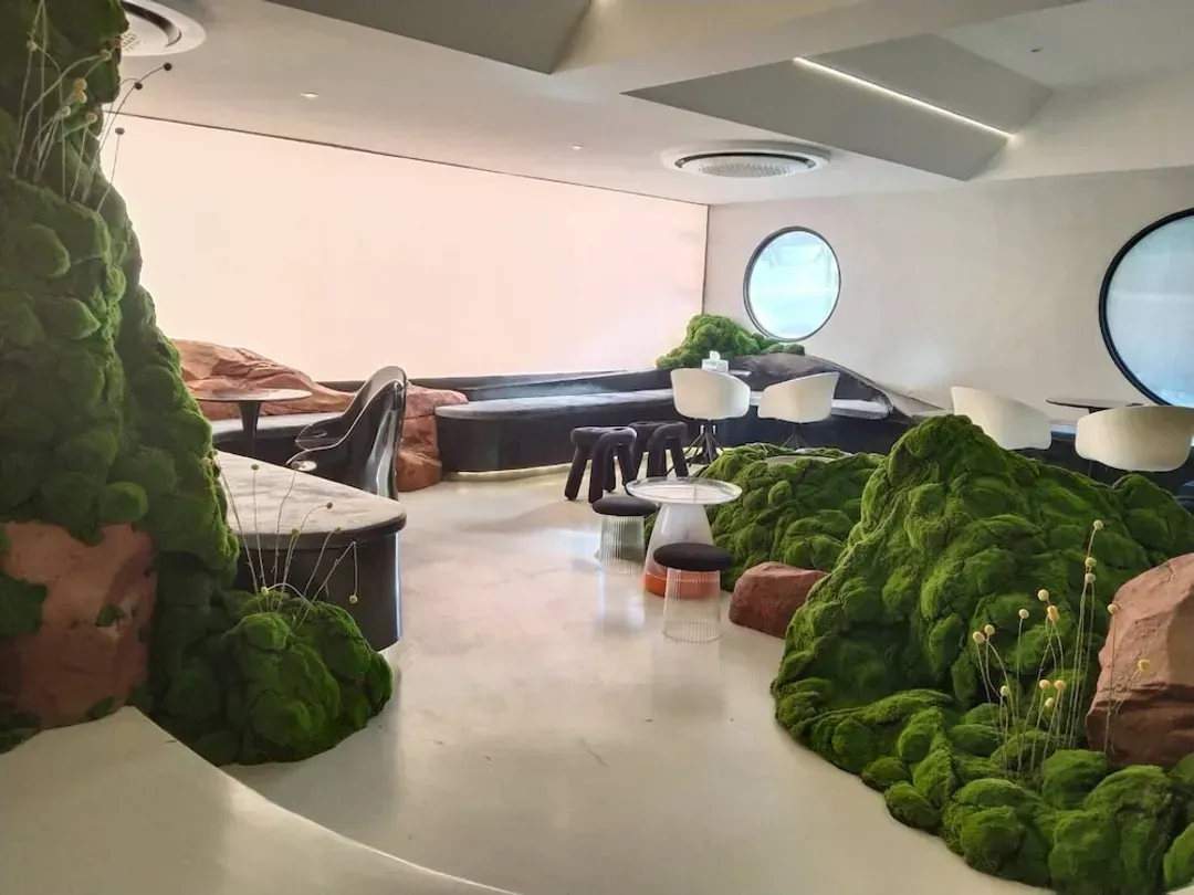 Lobby sitting area