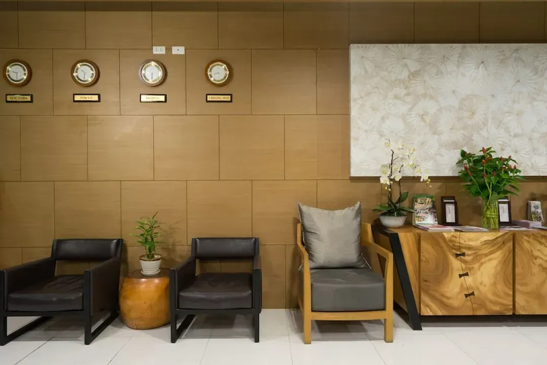Lobby sitting area