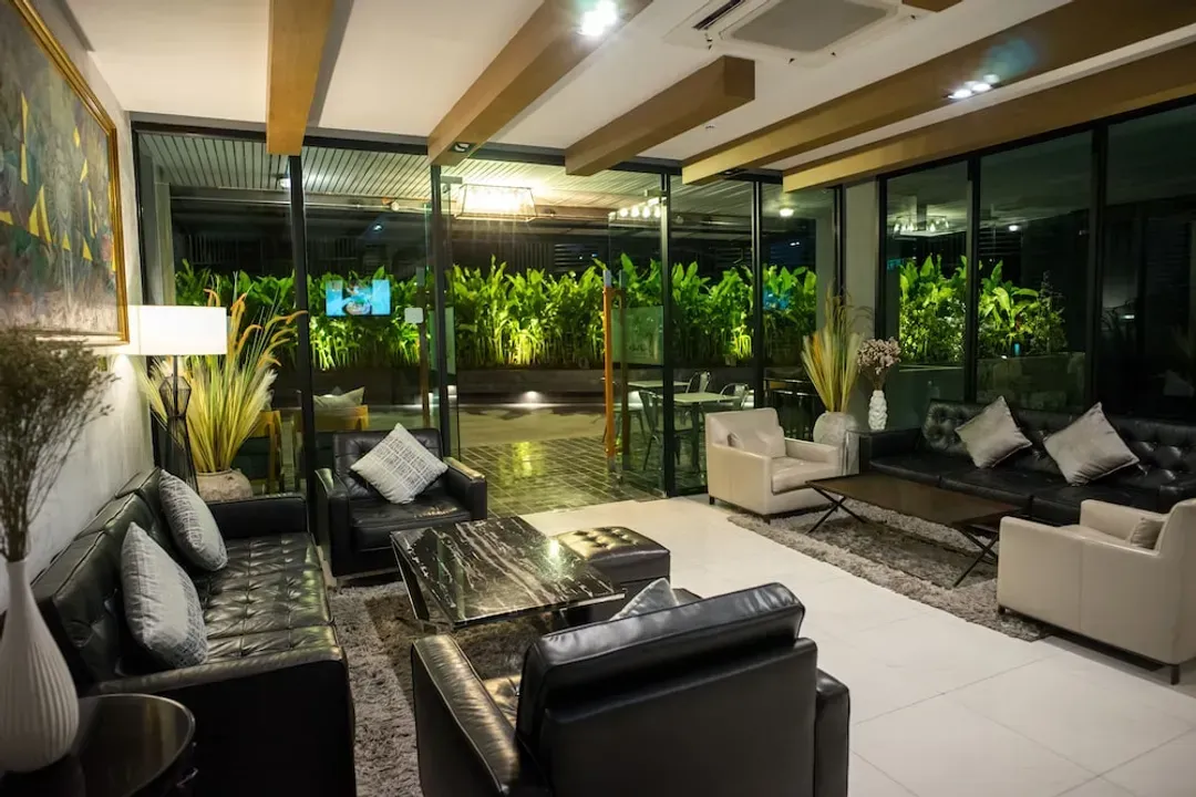 Lobby sitting area