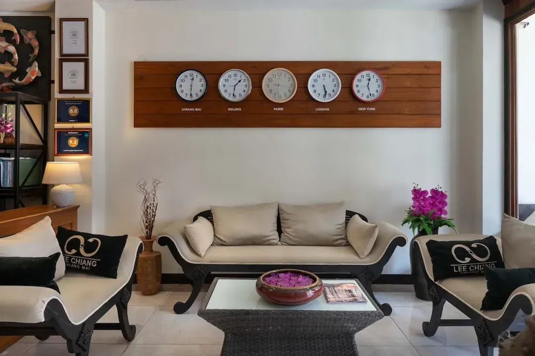 Lobby sitting area