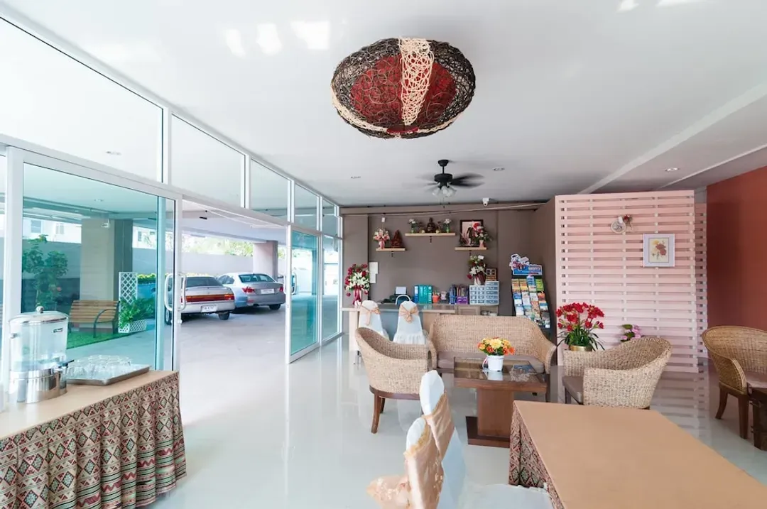 Lobby sitting area