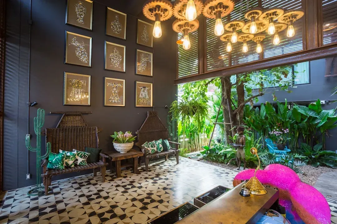 Lobby sitting area