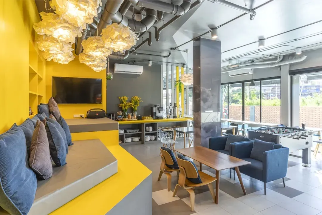 Lobby sitting area