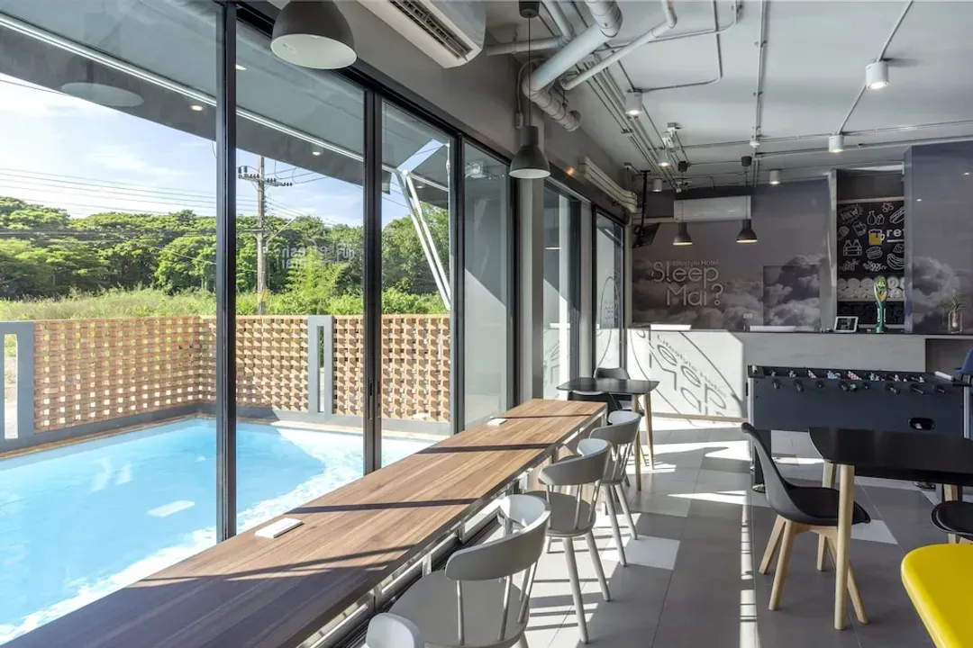 Lobby sitting area