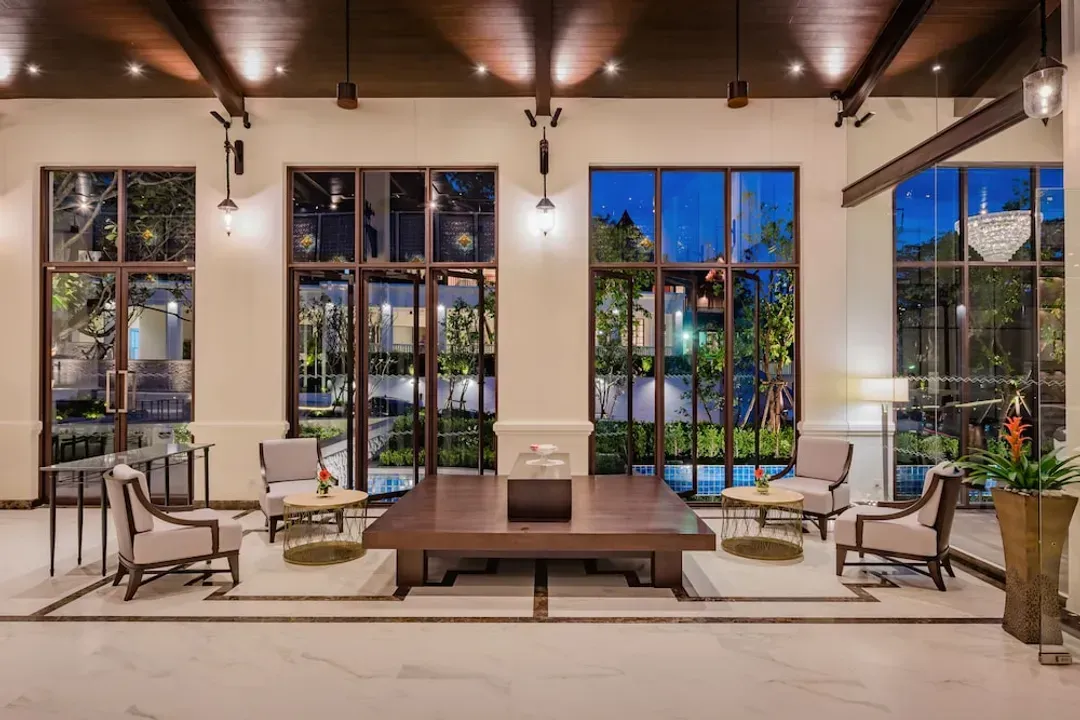 Lobby sitting area