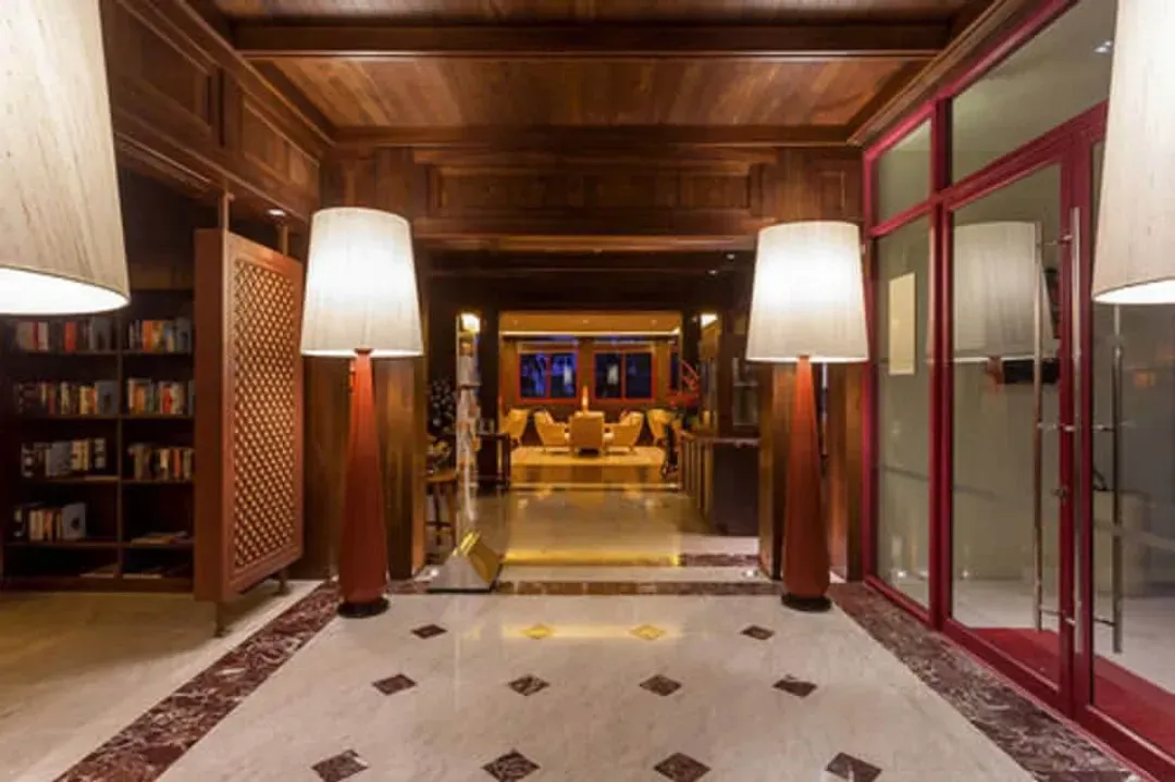Interior entrance