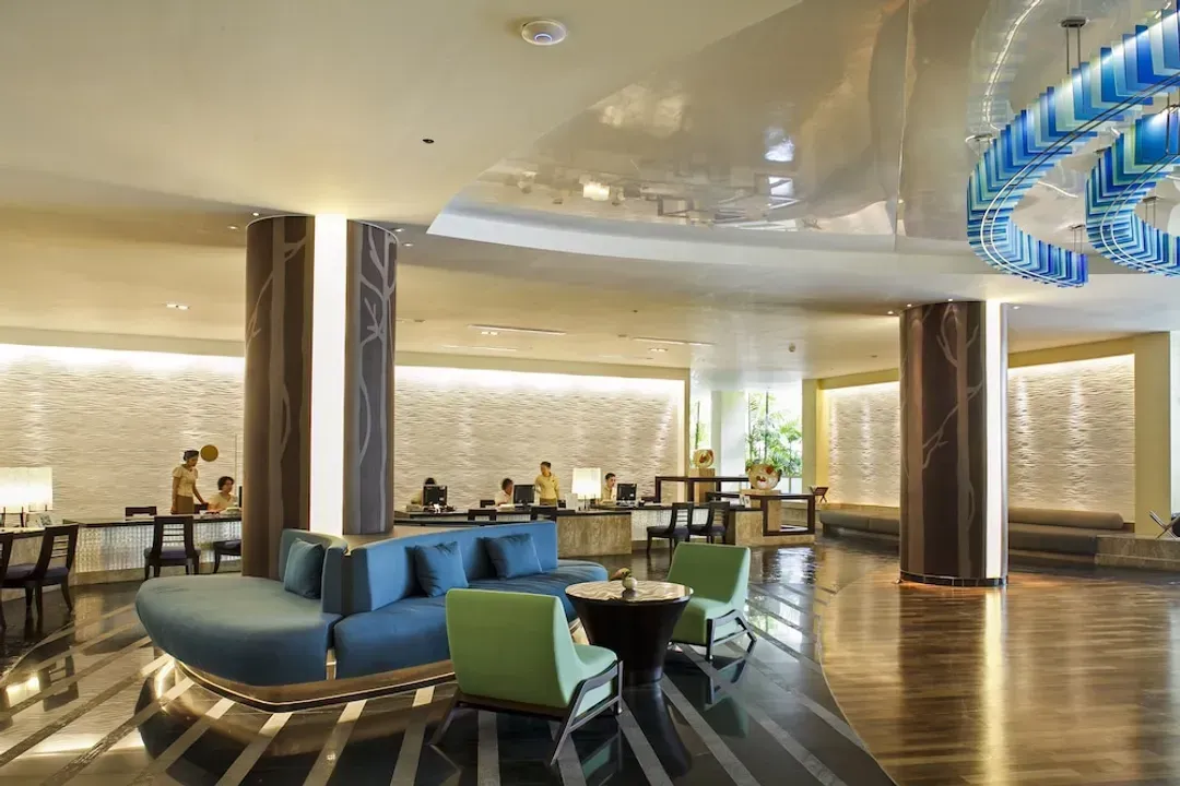 Lobby sitting area