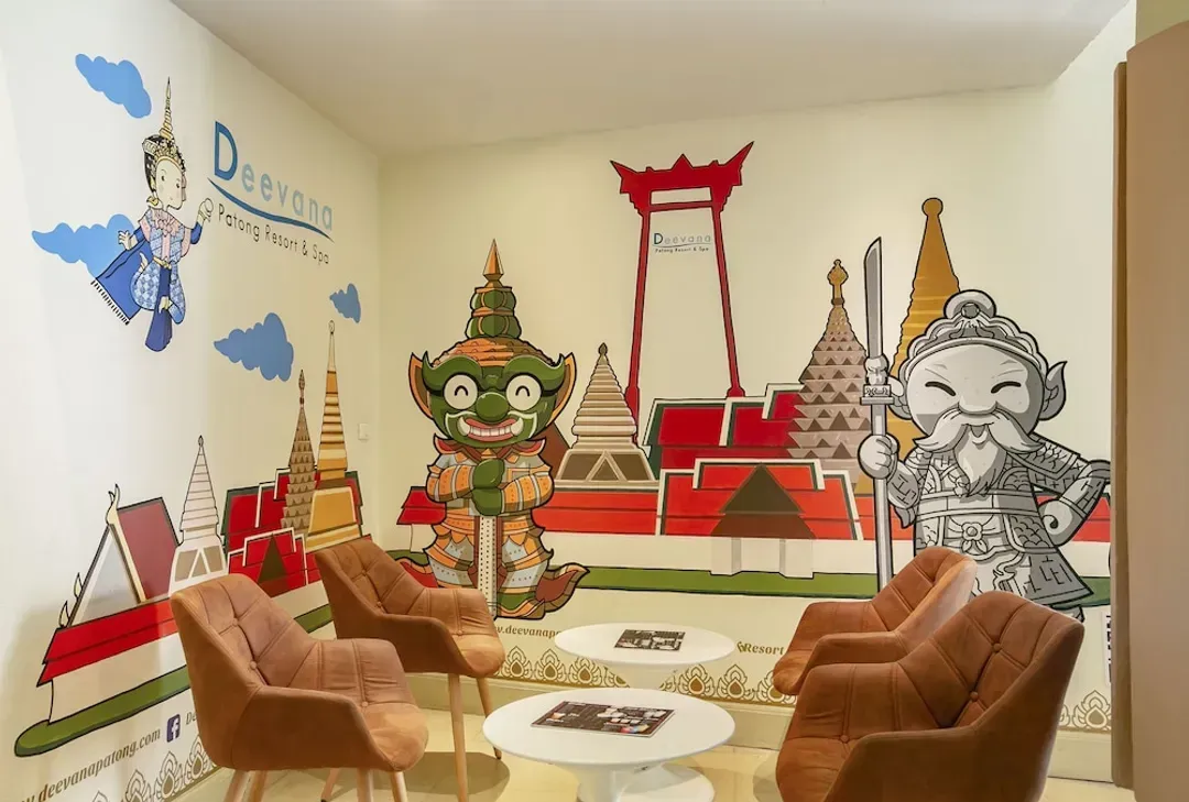 Lobby sitting area