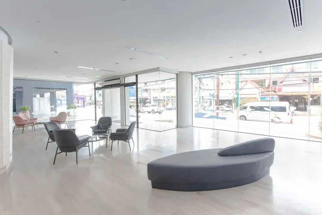 Lobby sitting area