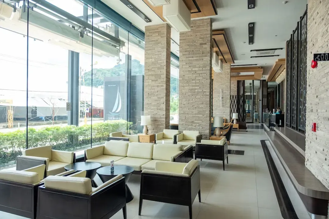 Lobby sitting area
