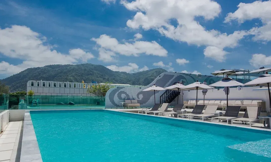 Rooftop pool
