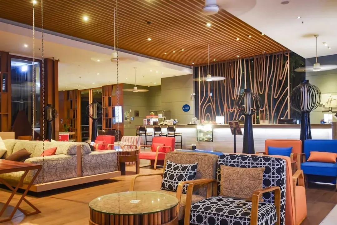 Lobby sitting area
