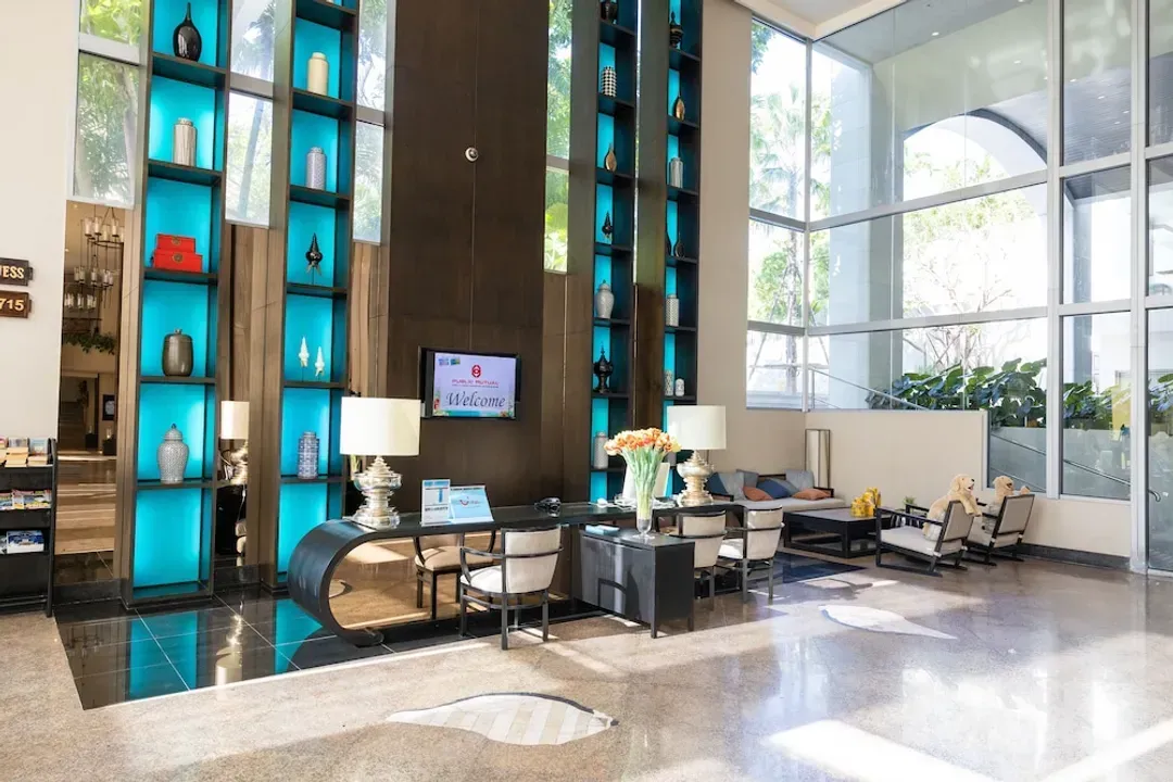 Lobby sitting area