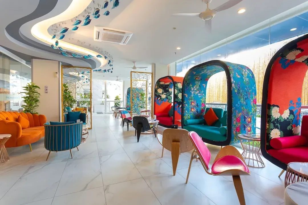 Lobby sitting area