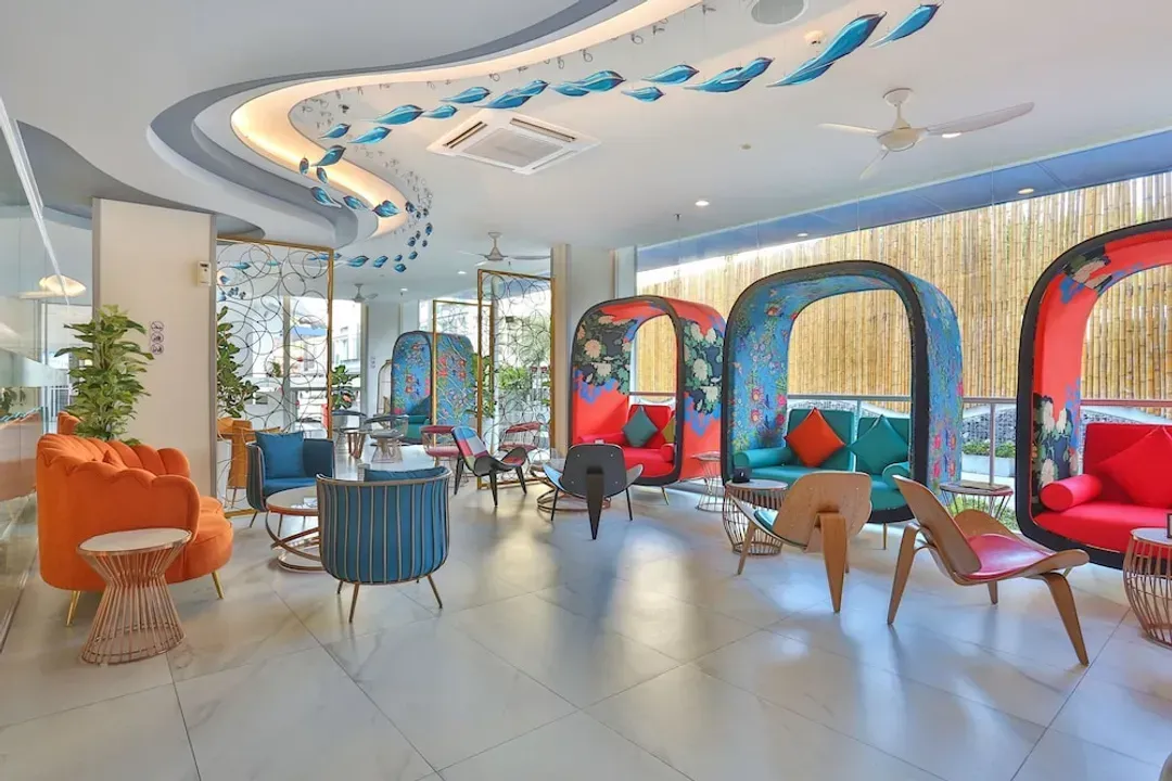 Lobby sitting area