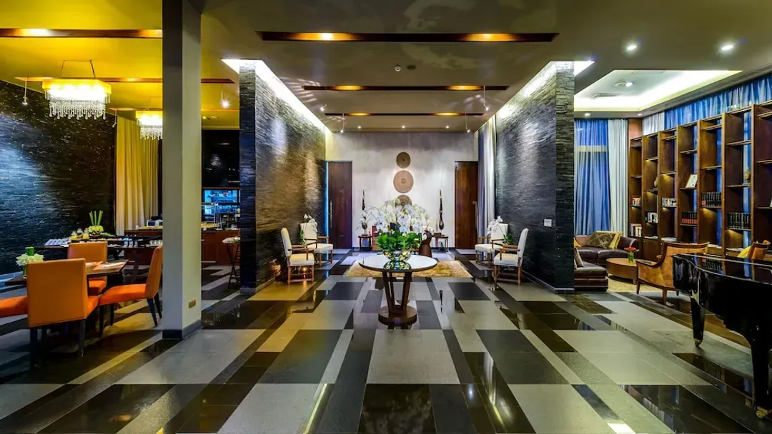 Lobby sitting area