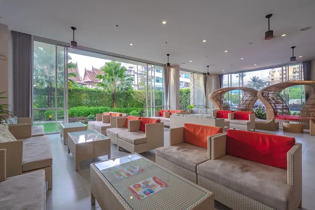 Lobby sitting area