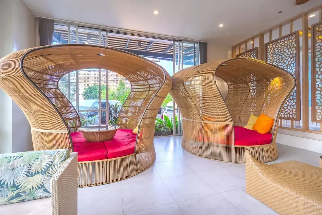 Lobby sitting area