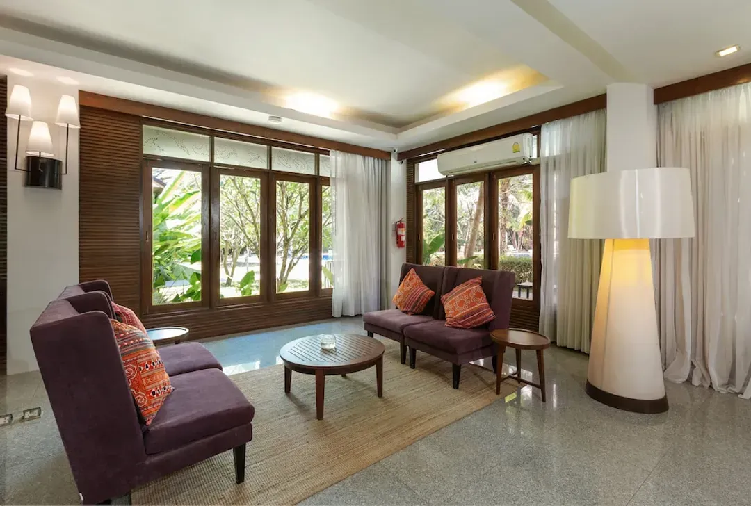 Lobby sitting area