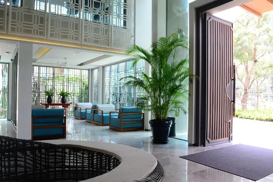 Lobby sitting area