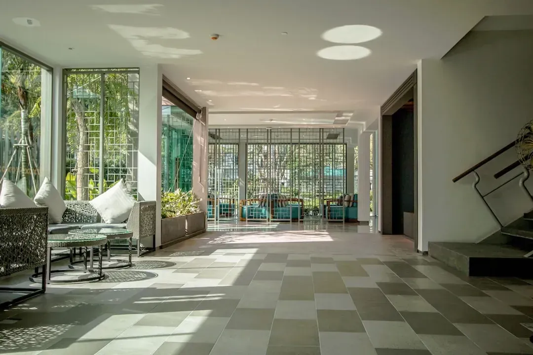 Lobby sitting area