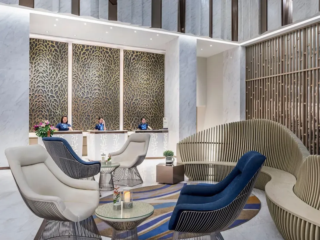 Lobby sitting area