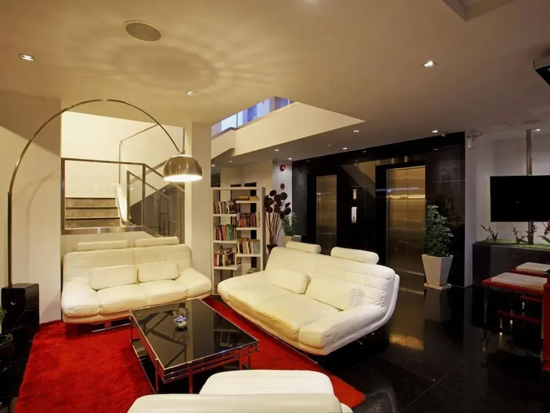 Lobby sitting area