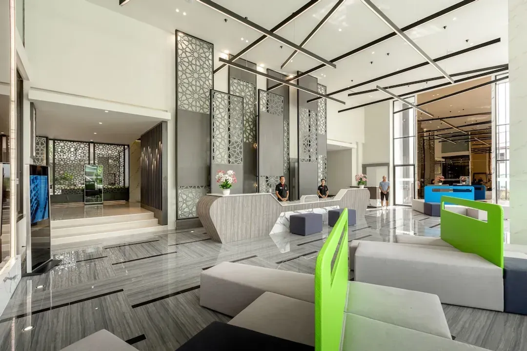 Lobby sitting area