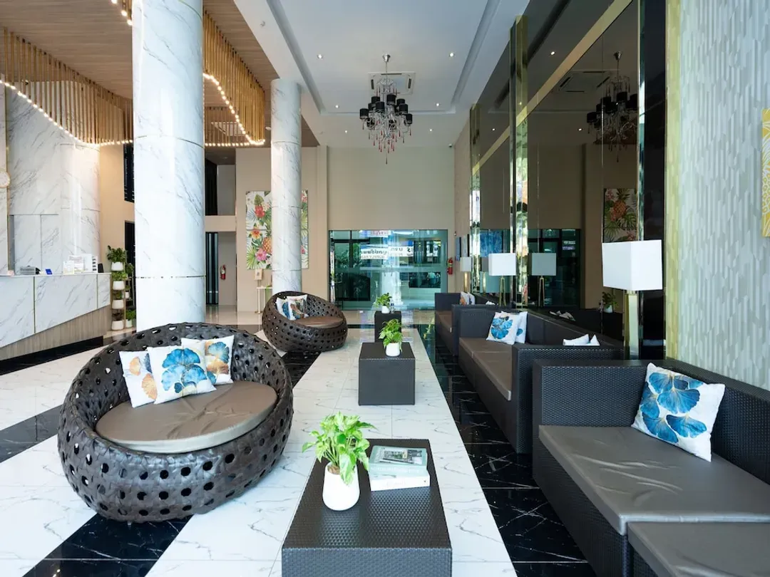 Lobby sitting area