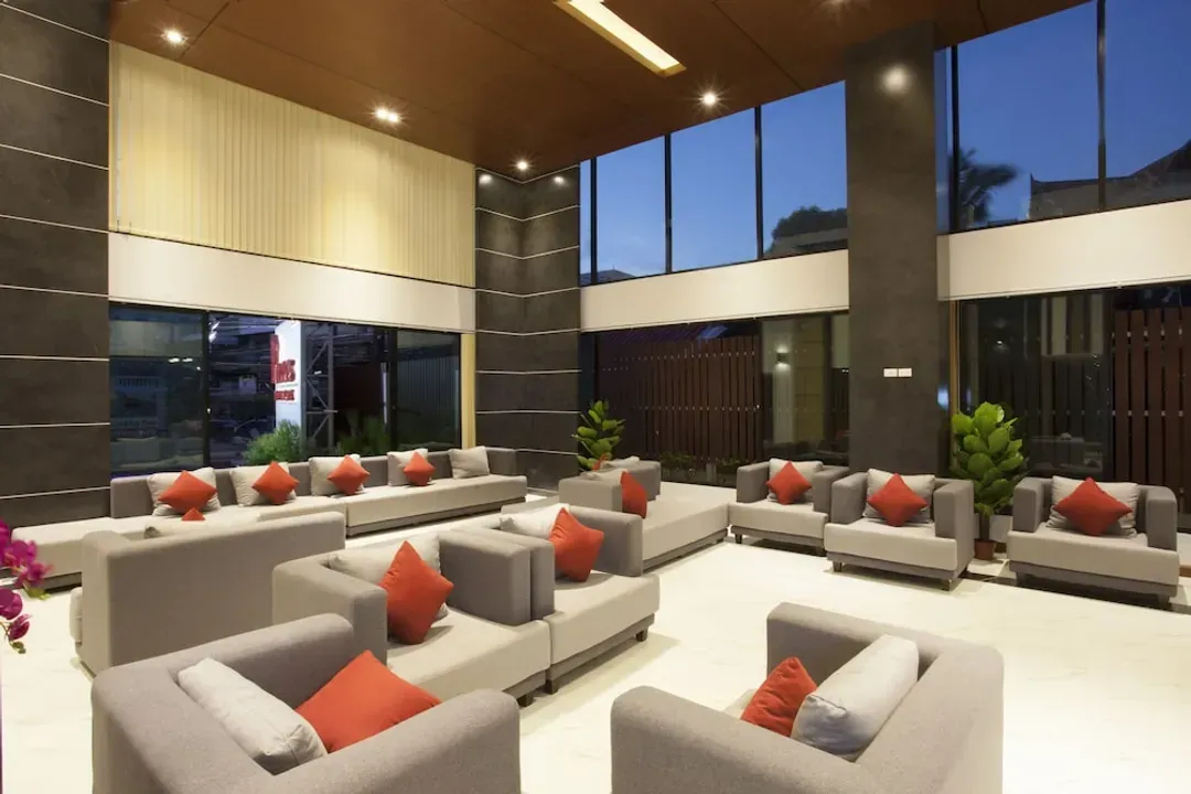 Lobby sitting area
