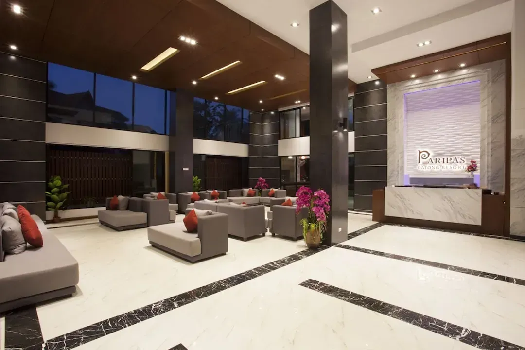 Lobby sitting area