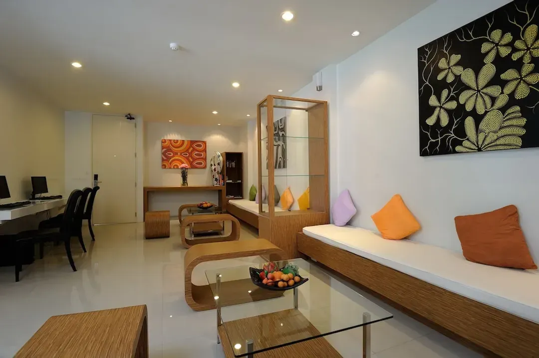 Lobby sitting area