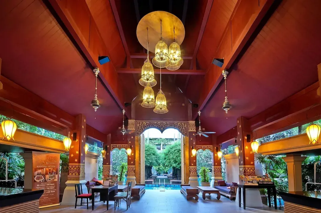 Interior entrance
