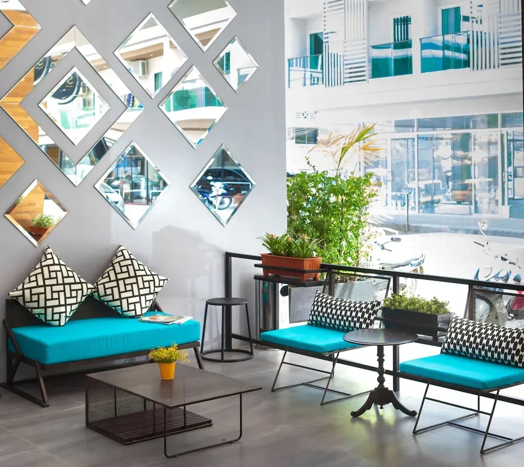 Lobby sitting area