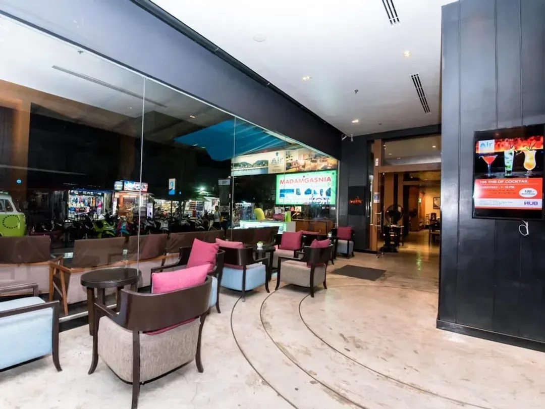 Lobby sitting area