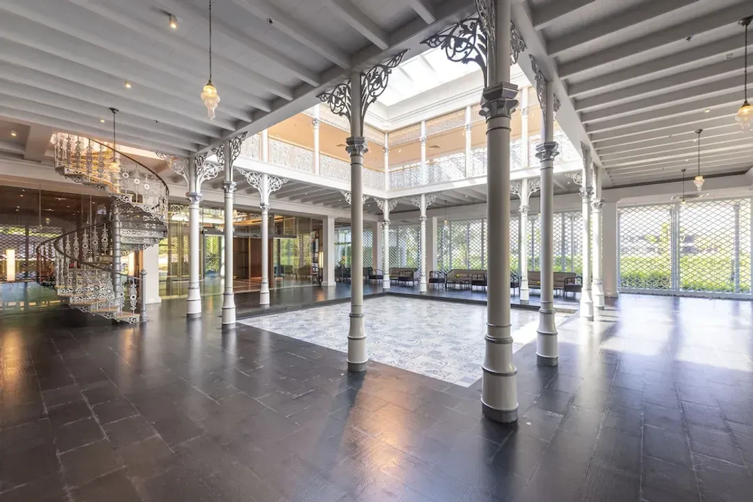 Interior entrance
