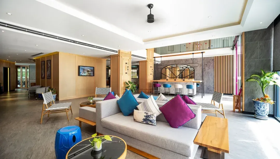 Lobby sitting area