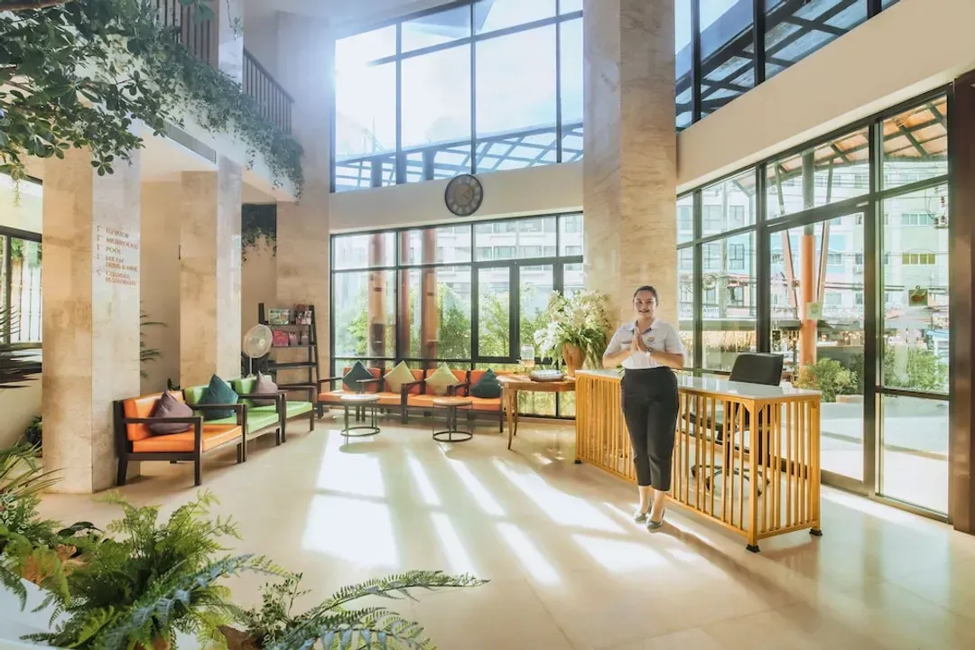 Lobby sitting area