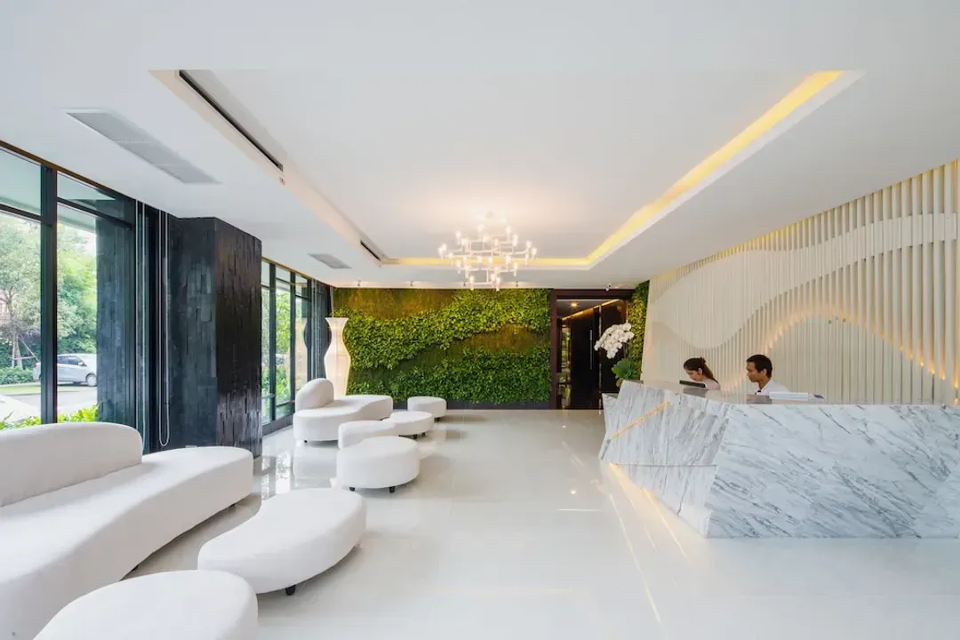Lobby sitting area