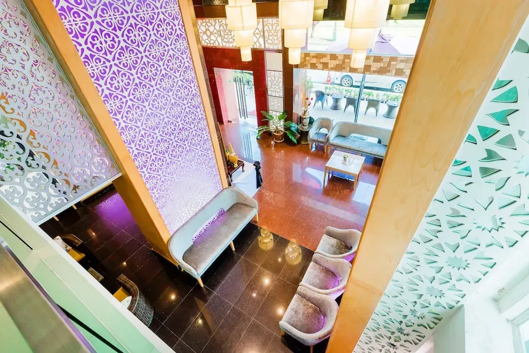 Lobby sitting area