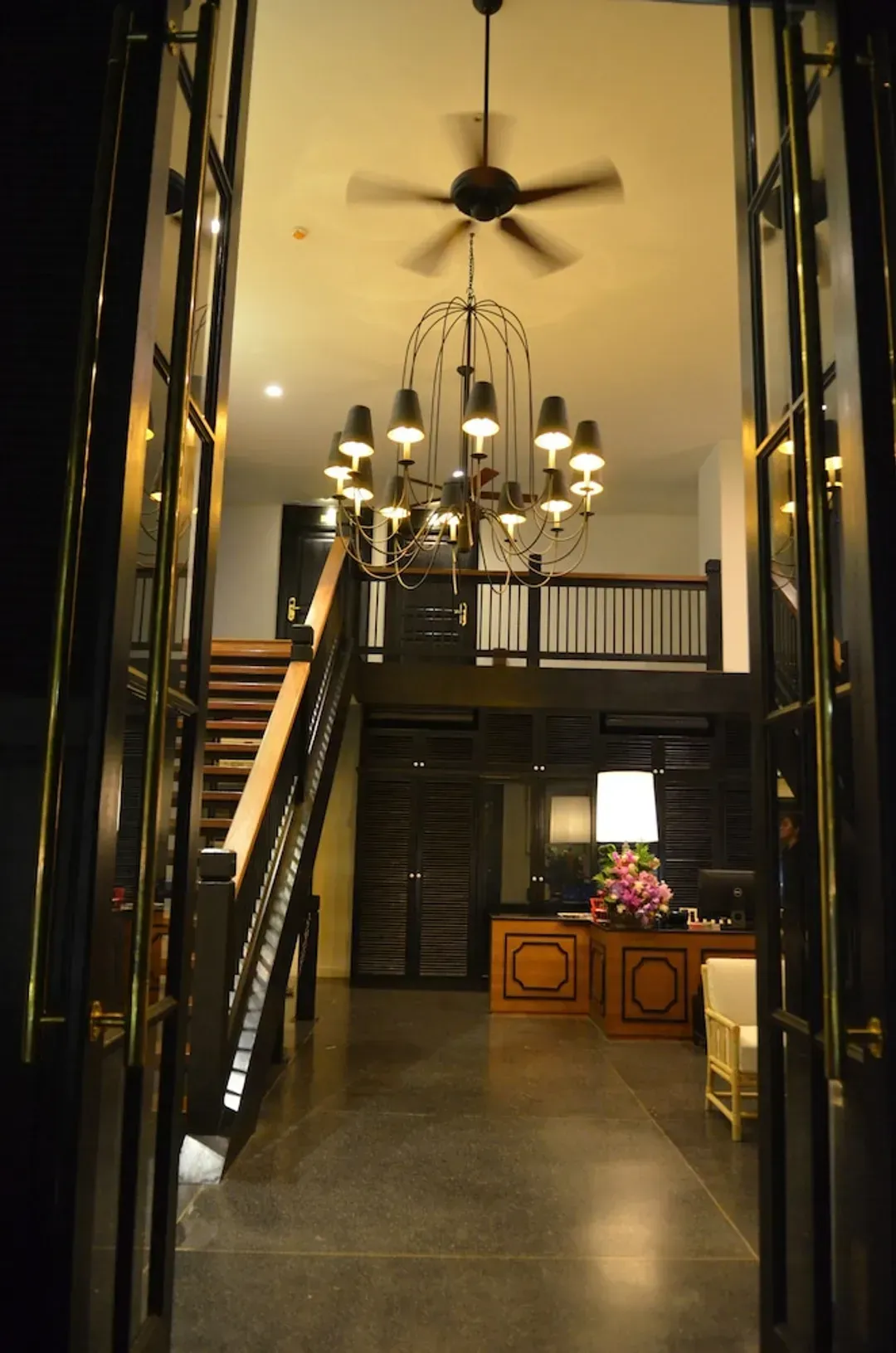 Interior entrance