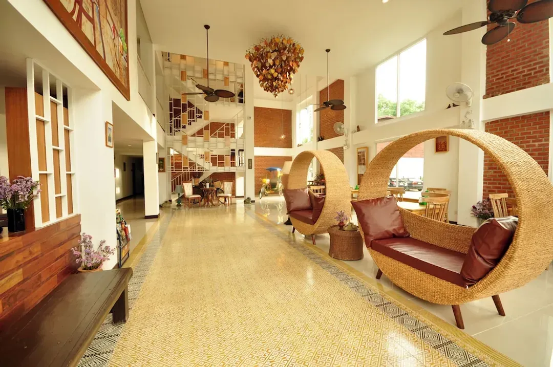 Interior entrance