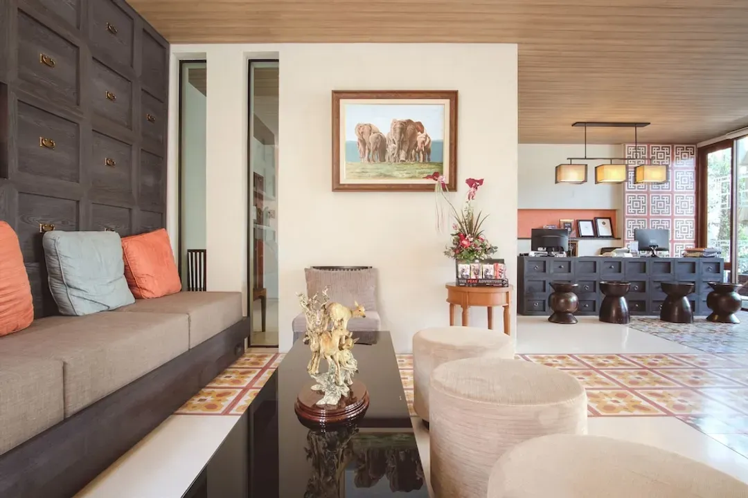 Lobby sitting area