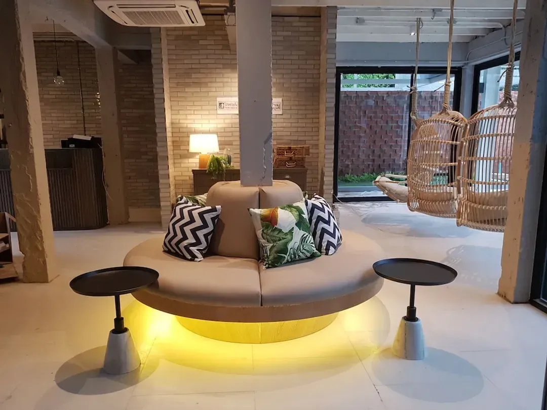 Lobby sitting area
