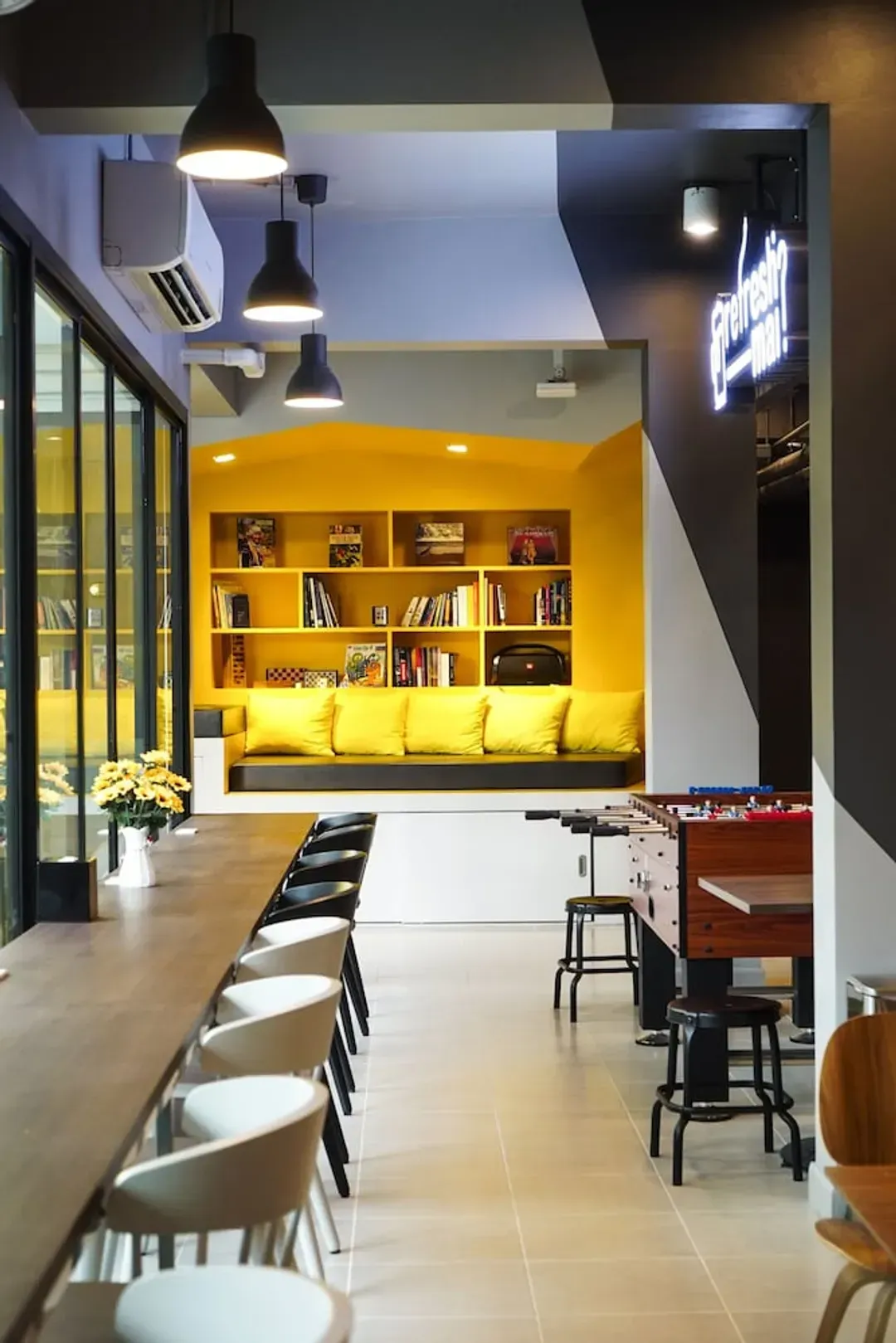 Lobby sitting area