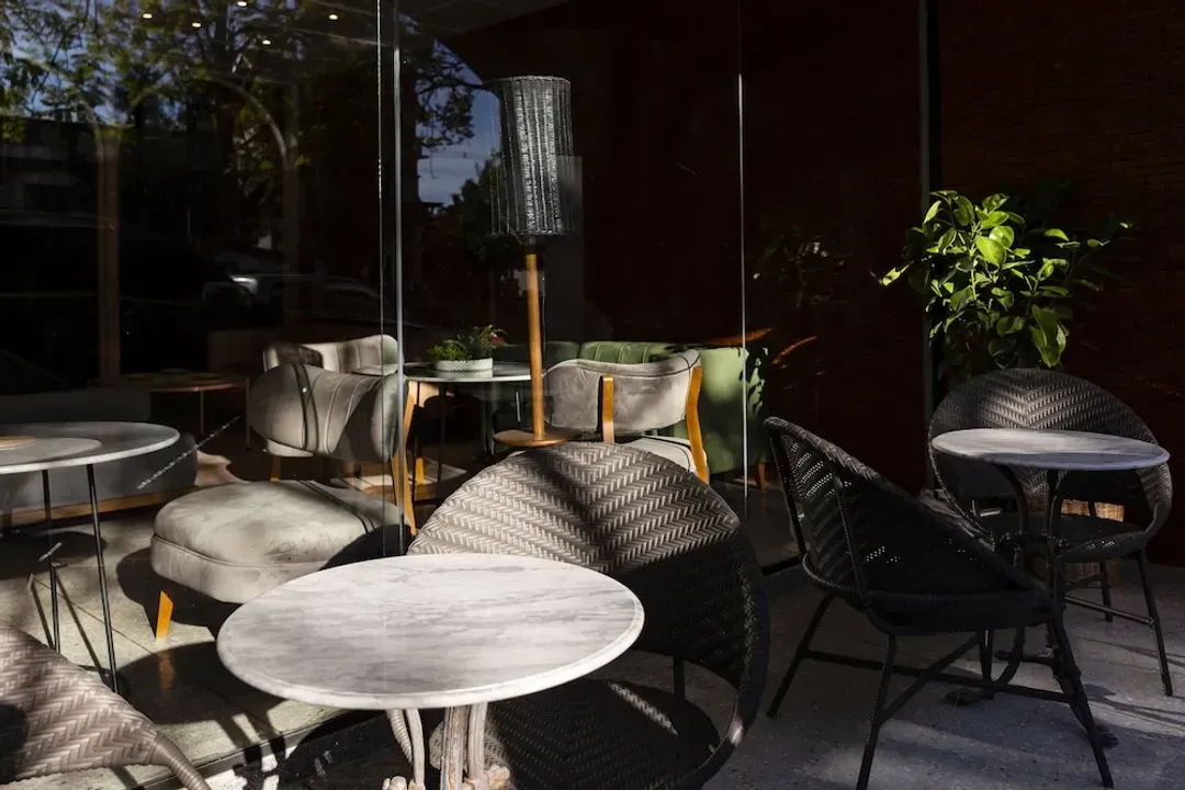 Lobby sitting area