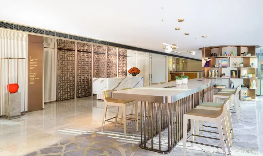 Lobby sitting area