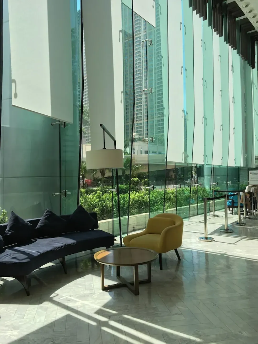 Lobby sitting area